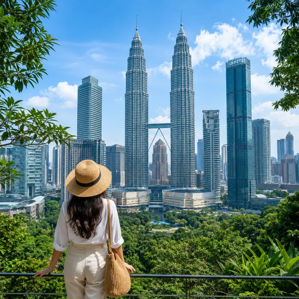 Travelers planning a Malaysia island, city and rainforest itinerary